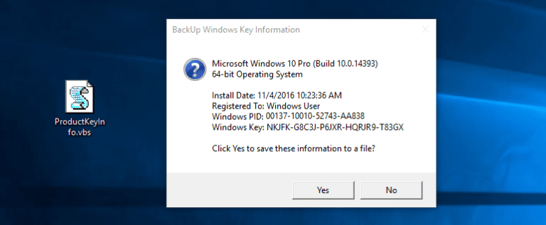 How to find Windows 10, 8, 7 Product Key – PRoy's Blog